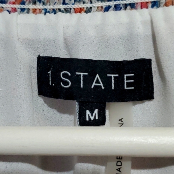 1. STATE FLORAL PINK BLUE DRESS FOREST FAIRY COTTAGE PRAIRIE ANGEL ROMANTIC - Picture 5 of 12